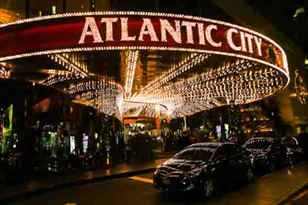 Atlantic City at night